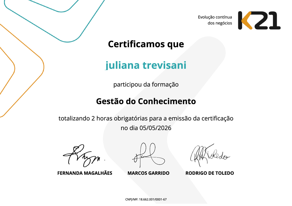 Certificado K21